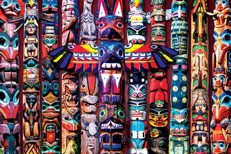 Meaning of totem in english. Totem Poles - Athena Posters