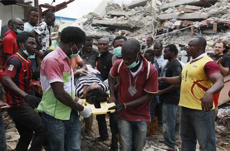 One of the south african families affected by the synagogue church of all nation's building collapse is refusing to accept the body. Nigeria building collapse kills 45 at church compound ...