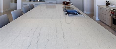 Blue quartzite is truly a great fit in any home. Macaubas Wave Quartz White Quartz Countertops | Q Premium ...