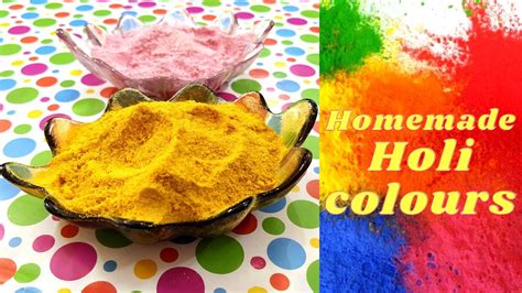 Diy Holi Colours Homemade Holi Colours Eco Friendly Holi Colours