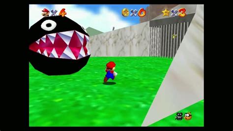 Behind Chain Chomps Gate Super Mario 64 3 D All Stars 004 Youtube