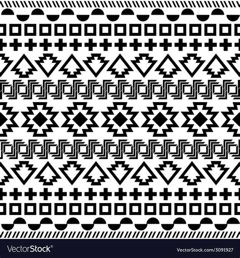 Seamless Aztec Pattern Royalty Free Vector Image