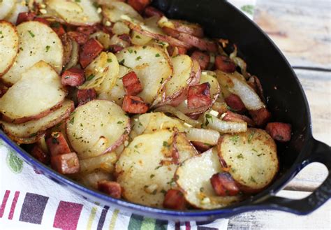 Roasted Potatoes With Ham Recipe