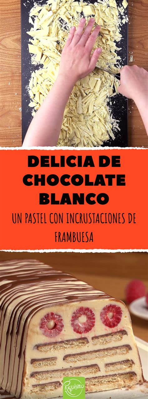 Delicia De Chocolate Blanco Un Pastel Con Incrustaciones De Frambuesa