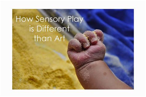 A Handful Of Fun How Sensory Play Is Different Than Art