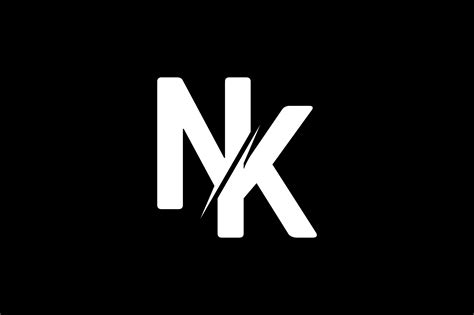 Monogram Nk Logo Design Graphic By Greenlines Studios · Creative Fabrica