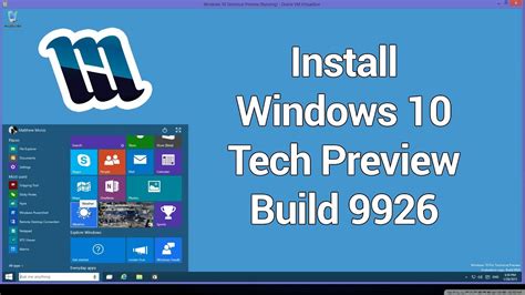 How To Install Windows 10 Technical Preview Build 9926 With Cortana
