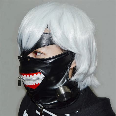 High Quality Clearance Tokyo Ghoul 2 Kaneki Ken Mask Adjustable Zipper