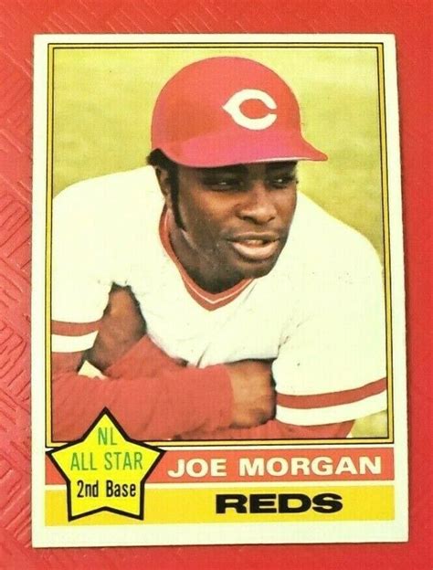 Joe Morgan Cincinnati Reds NL All Star 2nd Base 1976 Topps Baseball