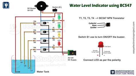 Water Level Indicator Circuit Diagram Wiring Diagram And Schematics