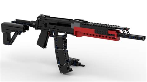 Lego® Custom Instructions Full Auto Rubber Band Assault Rifle