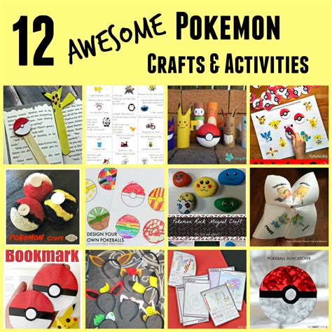 Pokemon Crafts And Activities For Kids The Activity Mom