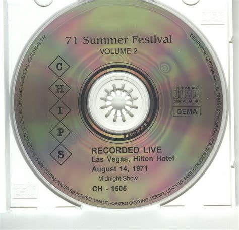 71 Summer Festival Vol 2 Eicc Elvis Italian Collector Club