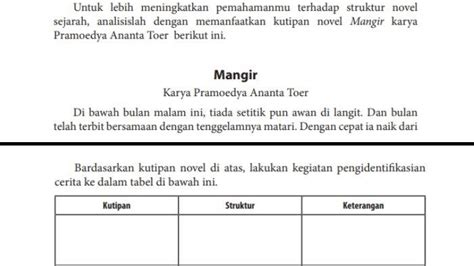 Kunci Jawaban Bahasa Indonesia Kelas 12 Halaman 48 Mengidentifikasi