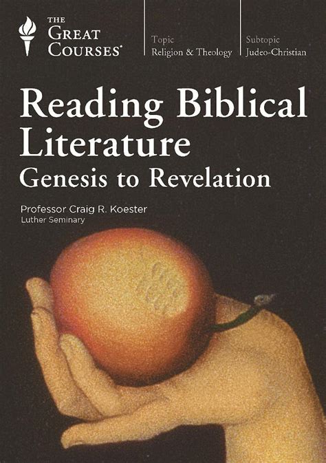 The Great Courses Presents Reading Biblical Literature Amplify Media