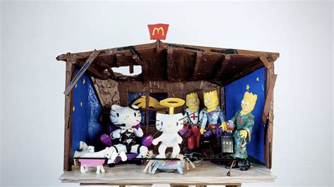 Hello Kitty Nativity Scene Art Installation By Tom Sachs Tannenbaum