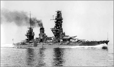 Imperial Japanese Navy Battleship Fuso May 10th 1933 After Her First