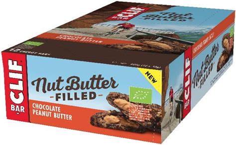 Clif Bar Nut Butter Energy Bar Box 12 X 50g Chocolate Peanut Butter