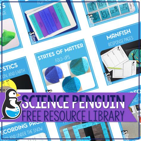 The Science Penguin Free Resource Library Sign Up — The Science Penguin