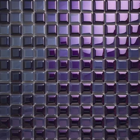 Premium Photo A Purple And Purple Square Tile With A Purple