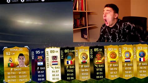 Luckiest Fifa 15 Pack Opening Youtube
