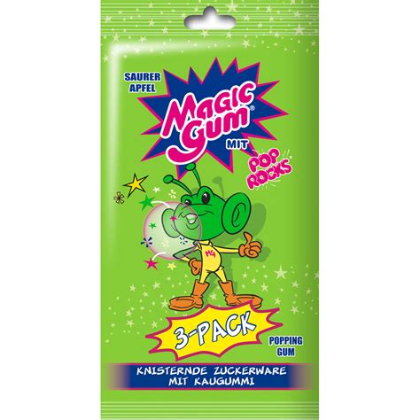 Magic Gum Pop Rocks Saurer Apfel 3er Online Kaufen Im World Of Sweets