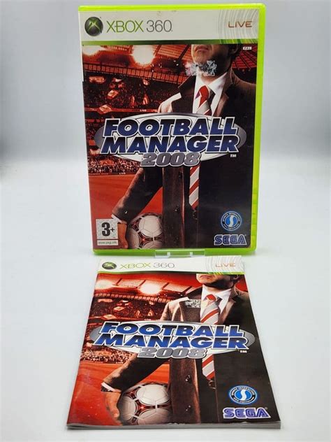 Football Manager 2008 Xbox 360 Clean Disc