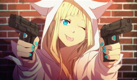 Anime Pistol Anime Girls Weapon Gun Blonde Tom Skender Wallpapers Hd Desktop And Mobile