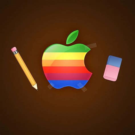 Download Retro Apple Logo Wallpaper