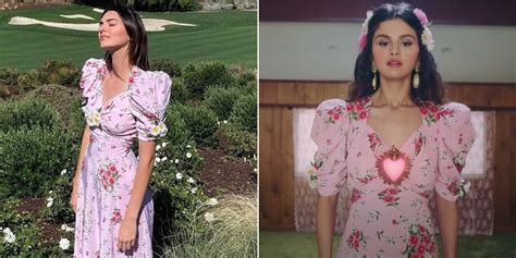 Kendall Jenner Wore The Same Dress Selena Gomez Wore In Her De Una Vez