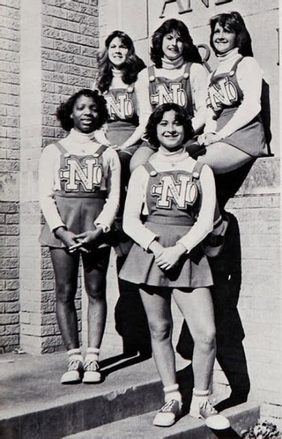 Vintage Everyday Bandw Photographs Of Cheerleaders In 1960s 70s