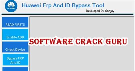 Huawei Frp And Id Bypass Tool One Click Features Adb Enable Check Device Bypass Frp