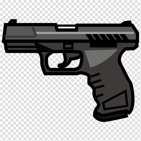 Pistol Illustration Emoji Firearm Pistol Weapon Handgun Hand Gun