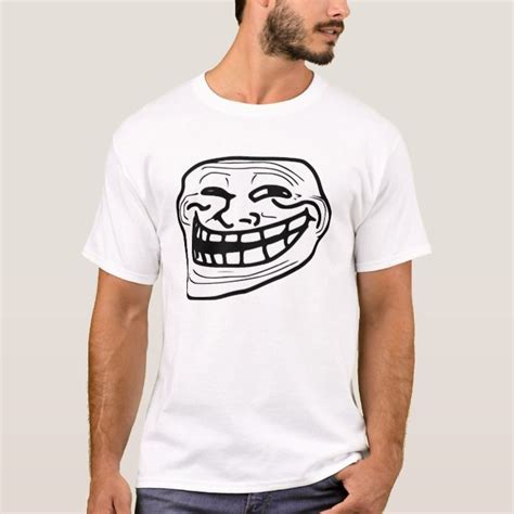 Trollface Meme T Shirt Zazzle Meme Tshirts Shirts Mens Tshirts