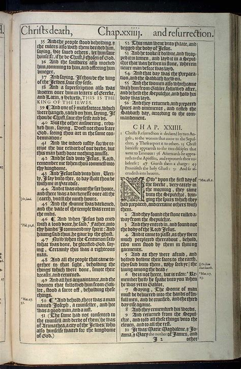 The Gospel According To S Luke Original 1611 Kjv