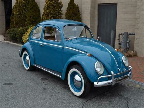1964 Volkswagen Beetle Wsunroof 97k Miles Sea Blue Coupe 1300cc