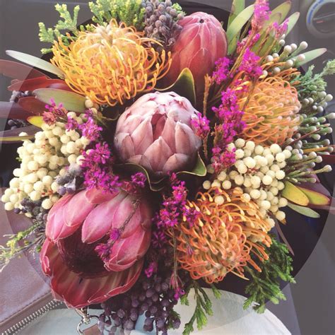 Native South African Flower Bouquet South African Flowers Rustic