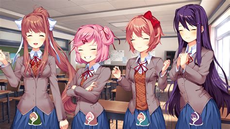 Wholesome Happy Dokis With Their Respective Chibis R Ddlc