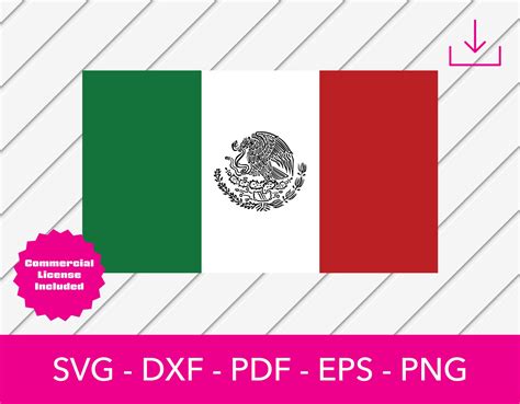 Mexican Flag Svg Mexico Flag Bandera De Mexico Cricut Silhouette