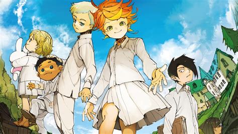 52998 The Promised Neverland Emma Norman Ray 4k Wallpaper