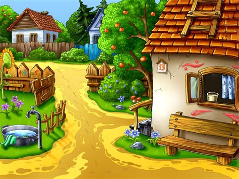Cartoon House Design Hd Wallpaper Download Wallpapers Page