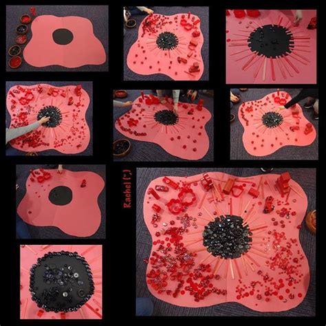 Decorating A Poppy With Loose Parts Collaborative Project From