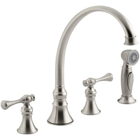 Maybe you would like to learn more about one of these? KOHLER Revival 2-Handle Standard Kitchen Faucet in Vibrant ...