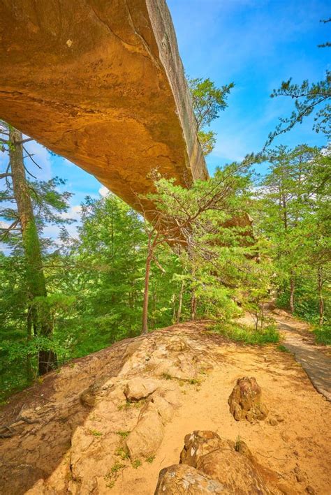 Sky Bridge Arch Red River Gorge Ky Stock Photo Image Of Fall