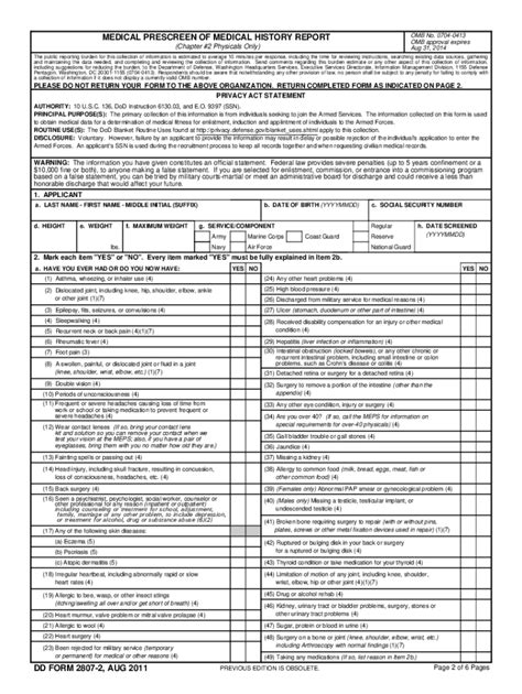 Dd Form 2807 2 Fill Out And Sign Online Dochub