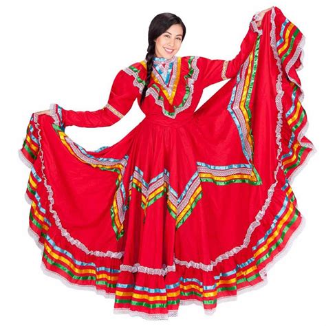 Mexican Vestido Folklorico Profecional In 2021 Folklorico Dresses