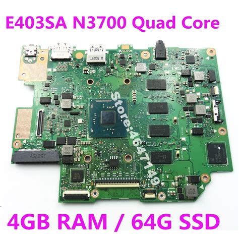 E403sa Mainbd4gn3700 Cpu Processor Emmc 64g Ssd Mainboard For Asus