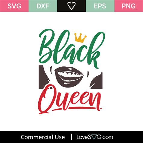 Black Queen Svg Cut File