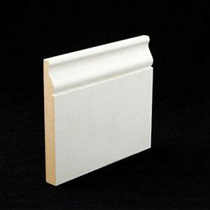 Today, all base molds feature a small recess like a well in the center. 5 1 4 Ultra Primed Smooth MDF Wood Colonial Base Molding ...