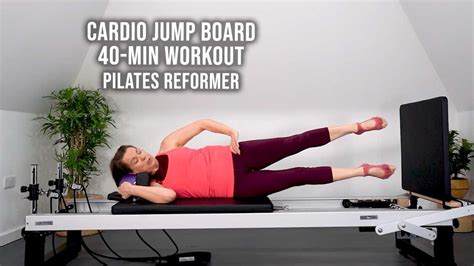 Cardio Jump Board Workout 40 Minutes Pilates Reformer Youtube